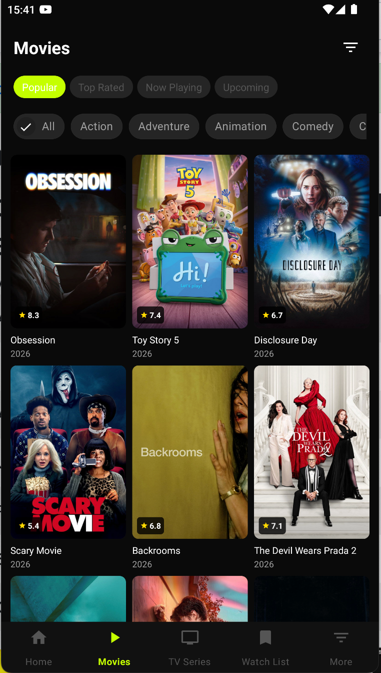 On Stream Movie Browsing